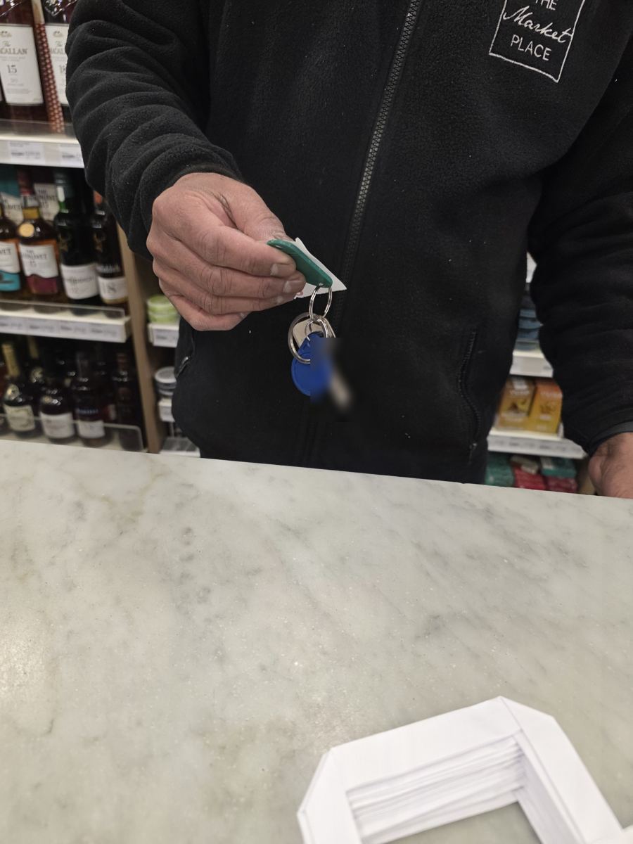 Staff handing over the keys